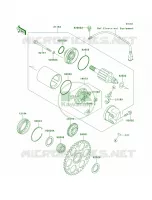 Starter MotorJH1200 A3A4 pour Kawasaki ULTRA 150 2001