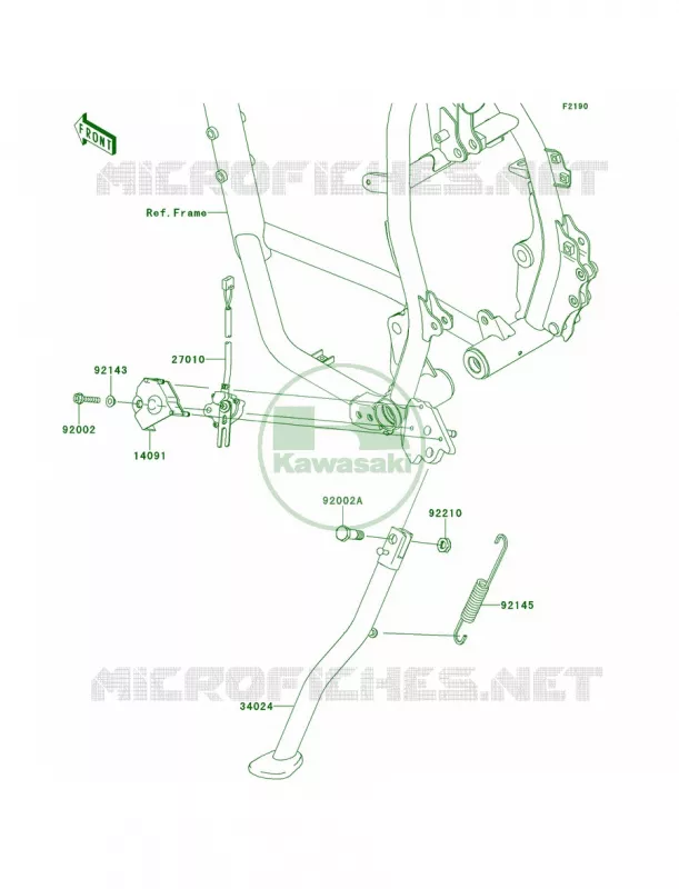 Stands Kawasaki MOTOS 650 2014 KLR650 New Edition  KL650EES