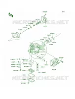 Carburetor Parts pour Kawasaki 900 STS 2001
