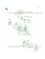 CrankshaftPistons pour Kawasaki 900 STS 2001