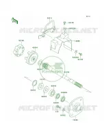 Drive Shaft pour Kawasaki 900 STS 2001