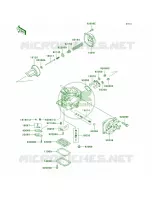 Carburetor Parts pour Kawasaki 900 STX 2001