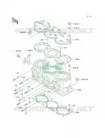 Cylinder HeadCylinder pour Kawasaki 900 STX 2001