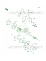Drive Shaft pour Kawasaki 900 STX 2001