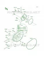Engine Covers pour Kawasaki 900 STX 2001