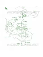 Seat pour Kawasaki 900 STX 2001