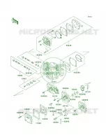 Carburetor Parts JHT10AE006977 pour Kawasaki 1100 ZXI 1998