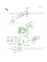Carburetor PartsJH1100 A5 pour Kawasaki 1100 ZXI 1998