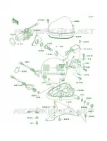 Control pour Kawasaki 1100 ZXI 1998