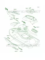 DecalsJH1100 A1 pour Kawasaki 1100 ZXI 1998