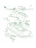 DecalsJH1100 A3 pour Kawasaki 1100 ZXI 1998