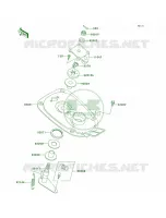 Handle Pole pour Kawasaki 1100 ZXI 1998