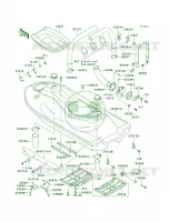 HullJH1100 A2 A5 pour Kawasaki 1100 ZXI 1998