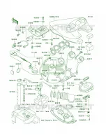 MetersJH1100 A2 A5 pour Kawasaki 1100 ZXI 1998