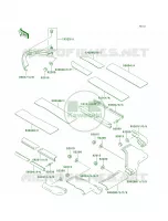 Pads pour Kawasaki 1100 ZXI 1998