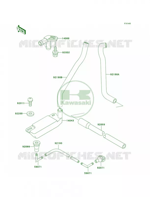Bilge System Kawasaki JET SKI 750 1998 SXI PRO  JS750-C1