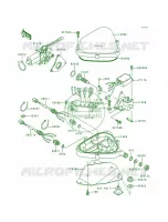 Control pour Kawasaki 900 STX 1998