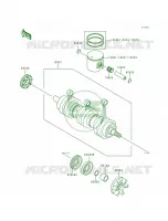 CrankshaftPistons pour Kawasaki 900 STX 1998