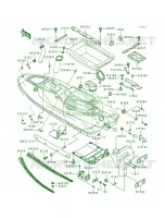Hull pour Kawasaki 900 STX 1998