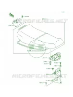 Seat pour Kawasaki 900 STX 1998
