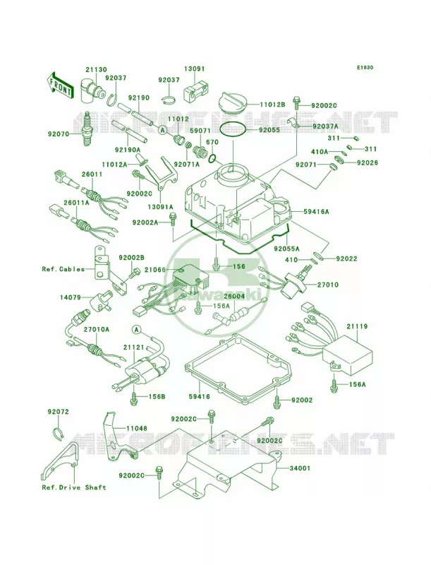 Ignition System Kawasaki JET SKI 750 1997 SS  JH750-E2