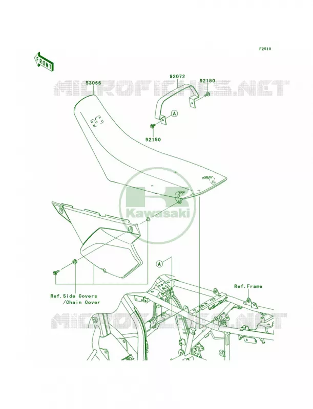 Seat Kawasaki MOTOS 250 2013 KLX250S  KLX250TDF