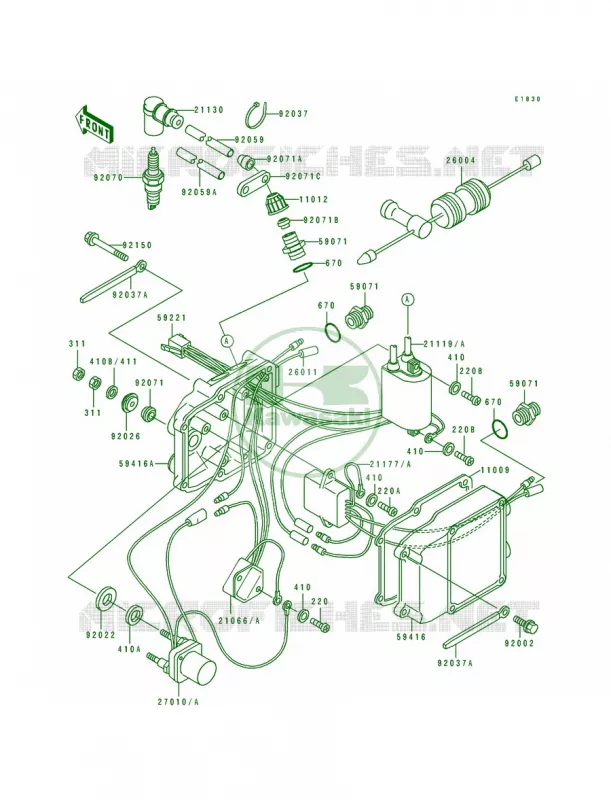 Ignition System Kawasaki JET SKI 550 1995 550 SX  JS550-C5