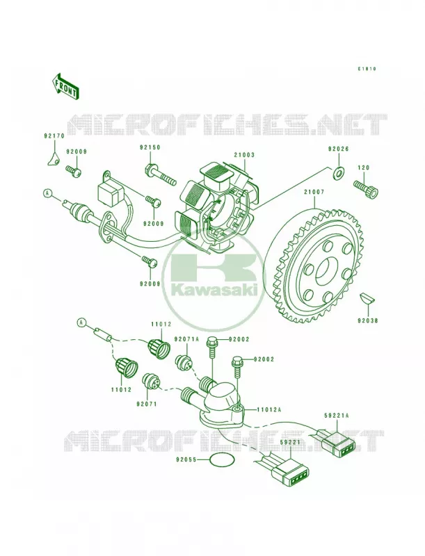 Generator Kawasaki JET SKI 750 1995 ST  JT750-A2