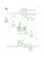 CrankshaftPistons pour Kawasaki STS 1995