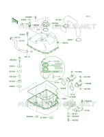 Water MufflerJT750 B1 pour Kawasaki STS 1995