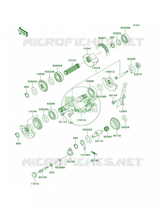 Balancer Kawasaki MOTOS 650 2013 KLR650  KL650EDF