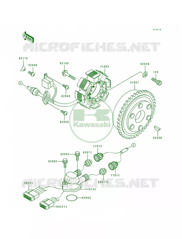 Generator Kawasaki JET SKI 750 1994 XIR  JH750-D1