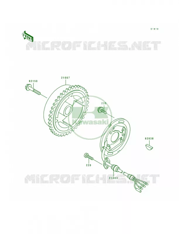 Generator Kawasaki JET SKI 650 1994 SC  JL650-A4