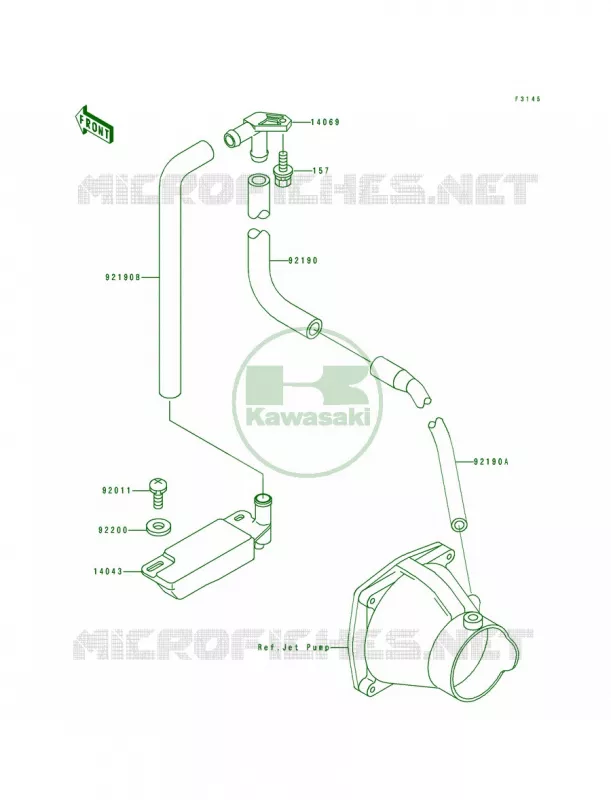 Bilge System Kawasaki JET SKI 750 1994 ST  JT750-A1A