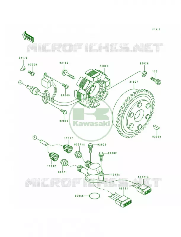 Generator Kawasaki JET SKI 750 1994 ST  JT750-A1A