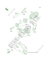 Gear Change DrumShift Forks pour Kawasaki KLX250S 2012