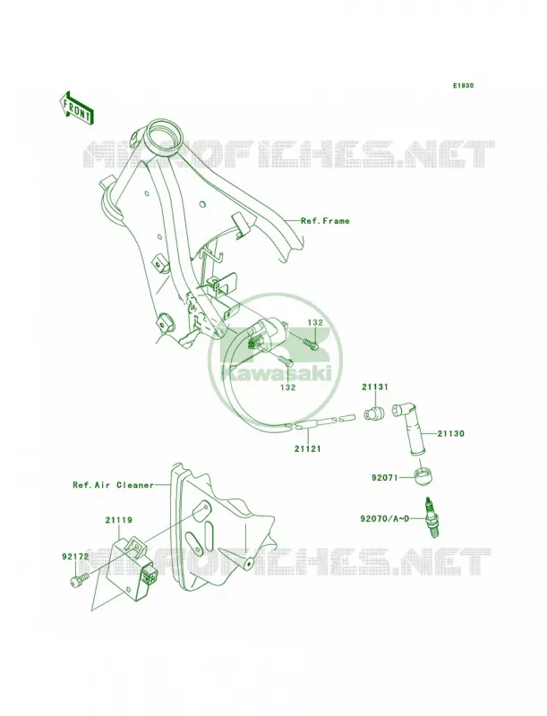 Ignition System Kawasaki MOTOS 250 2012 KLX250S  KLX250TCF