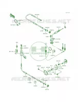 CablesJH750 B2B3 pour Kawasaki SUPER SPORT XI 1993