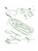 DecalsJH750 B1 pour Kawasaki SUPER SPORT XI 1993