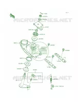 Handle PoleJH750 B1 pour Kawasaki SUPER SPORT XI 1993