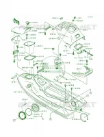 Hull FittingsJH750 B2B3 pour Kawasaki SUPER SPORT XI 1993