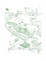 Hull pour Kawasaki SUPER SPORT XI 1993