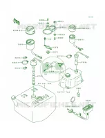 MetersJH750 B2B3 pour Kawasaki SUPER SPORT XI 1993
