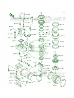 Mufflers pour Kawasaki SUPER SPORT XI 1993