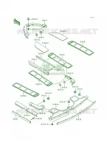 Pads pour Kawasaki SUPER SPORT XI 1993