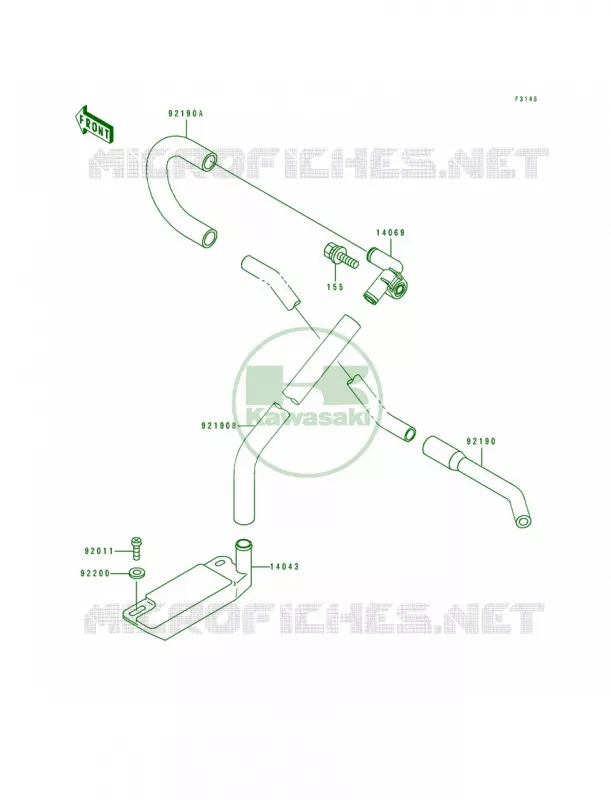 Bilge System Kawasaki JET SKI 550 1993 550 SX  JS550-C3
