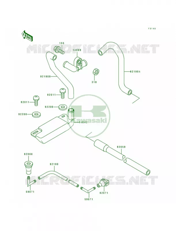 Bilge System Kawasaki JET SKI 750 1993 750 SX  JS750-A2