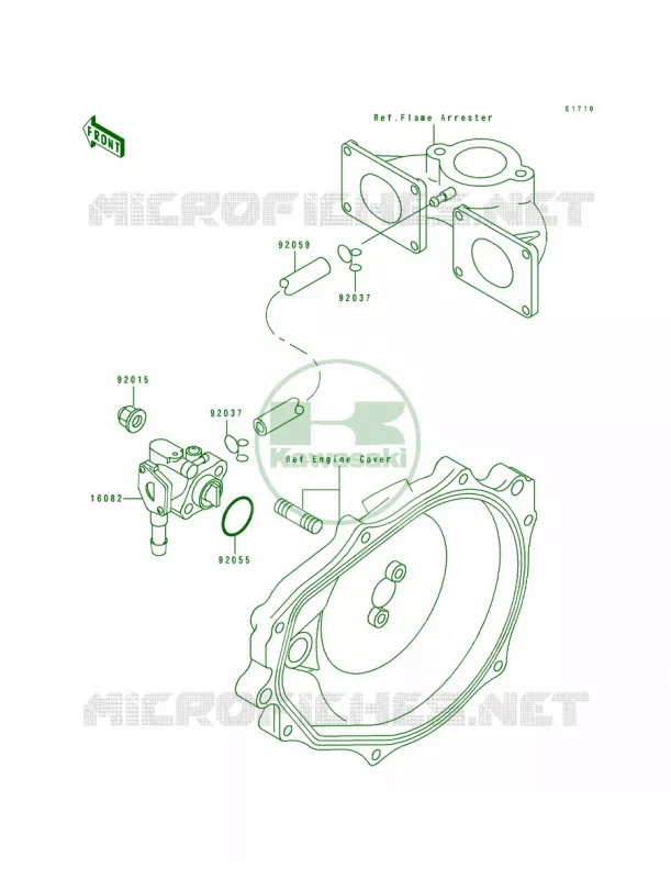 Oil Pump Kawasaki JET SKI 650 1992 650 SX  JS650-B2