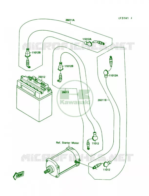 Electrical Equipment Kawasaki JET SKI 650 1990 650 SX  JS650-A4