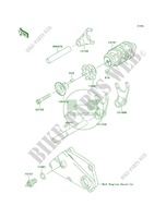 Gear Change DrumShift Forks pour Kawasaki KLX250S 2011